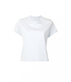 Foundation JSY SS Shrunken Logo Paint Xenon Blue Tee
