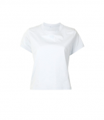 Foundation JSY SS Shrunken Logo Paint Xenon Blue Tee