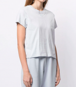 Foundation JSY SS Shrunken Logo Paint Xenon Blue Tee