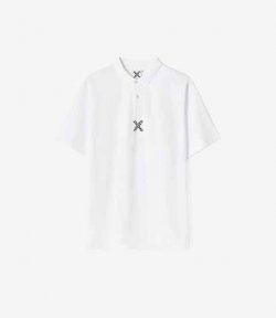 Sport Blocked K White Oversize Polo