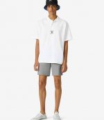 Sport Blocked K White Oversize Polo