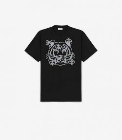 'Bee a Tiger' Oversize Black T-shirt