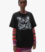 'Bee a Tiger' Oversize Black T-shirt