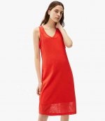 Mesh Tanktop Red Dress