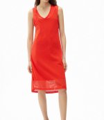 Mesh Tanktop Red Dress