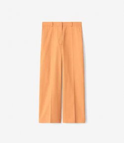 Cropped Orange Trousers