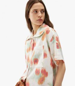 Coquelicot Orange Boxy Shirt