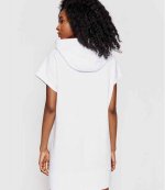Sport White Logo Hooded Sweatdress