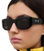 Black Grey Lens Balenciaga Eyewear