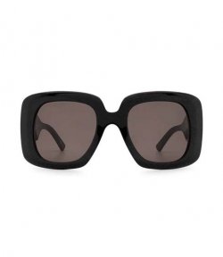 Turtle Brown Blue Lens Oversize Mask Balenciaga Eyewear