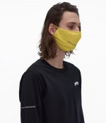 Impress Yellow Cotton Face Mask