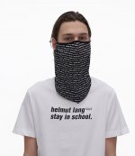 School Black White Cotton Face Mask