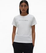 Impress W Tee Chalk White Cotton T-Shirt