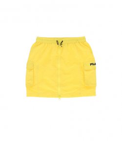 Farfala Utility Midi Yellow Skirt