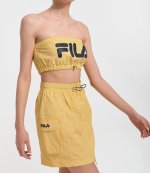 Farfala Utility Midi Yellow Skirt