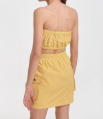 Farfala Utility Midi Yellow Skirt