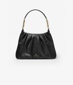 Hannah Black Medium Shoulder Bag