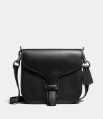 COACH CROSSBODY HANDBAG GLVTN LTH COURIER BA ; BP/BLK