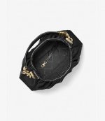 Hannah Black Medium Shoulder Bag