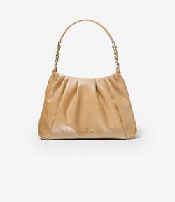 Hannah Camel Medium Shoulder Bag
