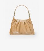 Hannah Camel Medium Shoulder Bag