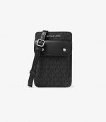 Black Logo Crossbody Bag