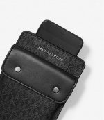 Black Logo Crossbody Bag