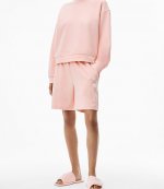 Boy Sweatshort Baby Pink With Hotfix Logo