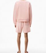 Boy Sweatshort Baby Pink With Hotfix Logo