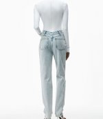 Pebble Bleach Denim Pants
