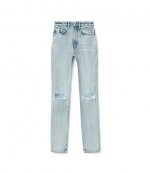 Pebble Bleach Denim Pants