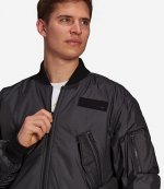 2 Way Black/Khaki Bomber Jacket