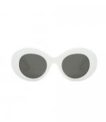 White Black Lens Balenciaga Eyewear
