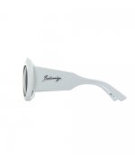 White Black Lens Balenciaga Eyewear