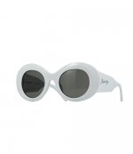 White Black Lens Balenciaga Eyewear