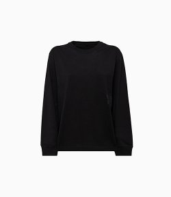 Foundation Black Tee With Puff Paint Logo