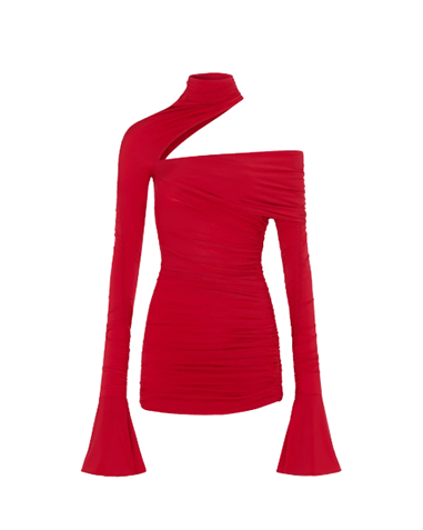 Asymmetrical Jersey Dress