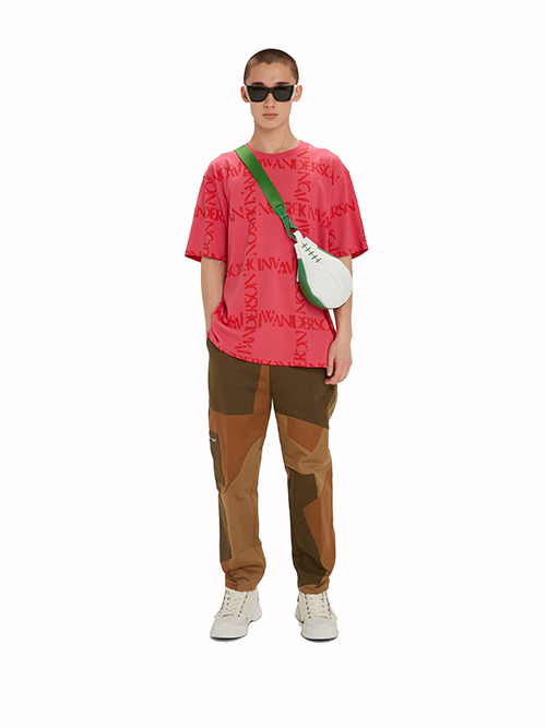 Oversize Logo Grid T-Shirt