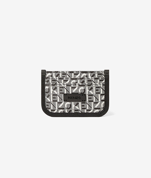 Kenzo Logo Grey Card Case
