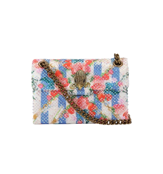 White/Oth Fabric Mini Kensingtom Bag
