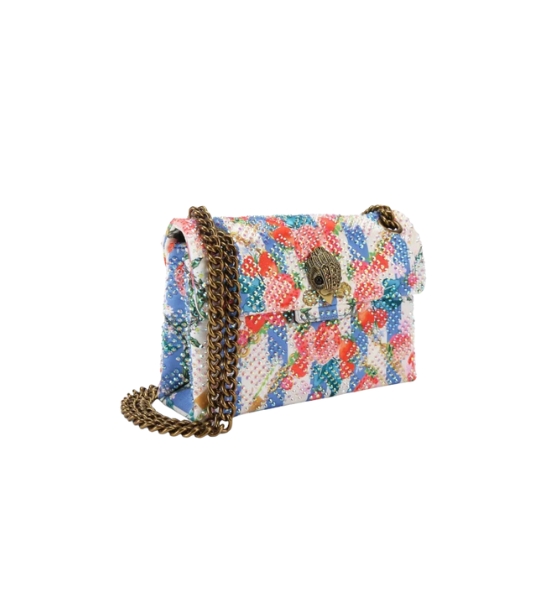 White/Oth Fabric Mini Kensingtom Bag