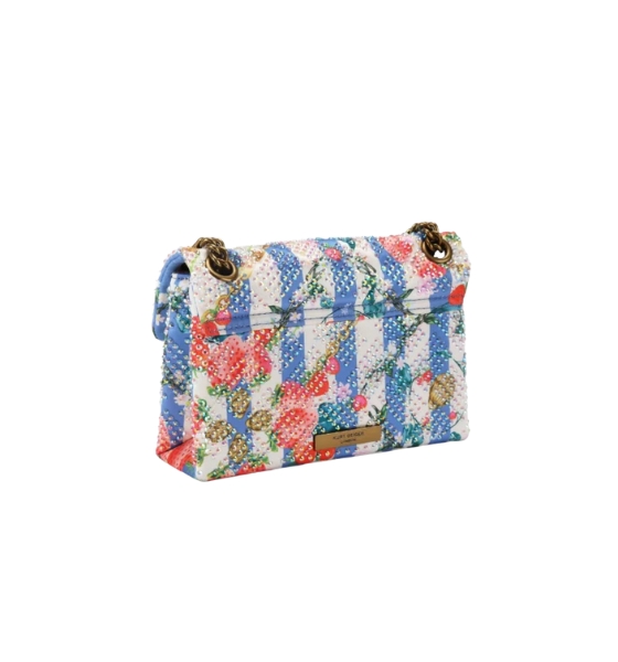 White/Oth Fabric Mini Kensingtom Bag