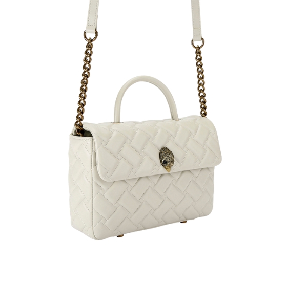 Leather Bone Handle Kensington Bag