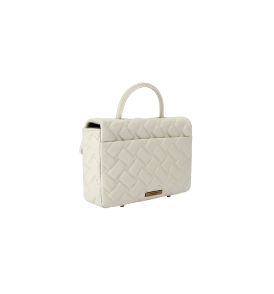 Leather Bone Handle Kensington Bag