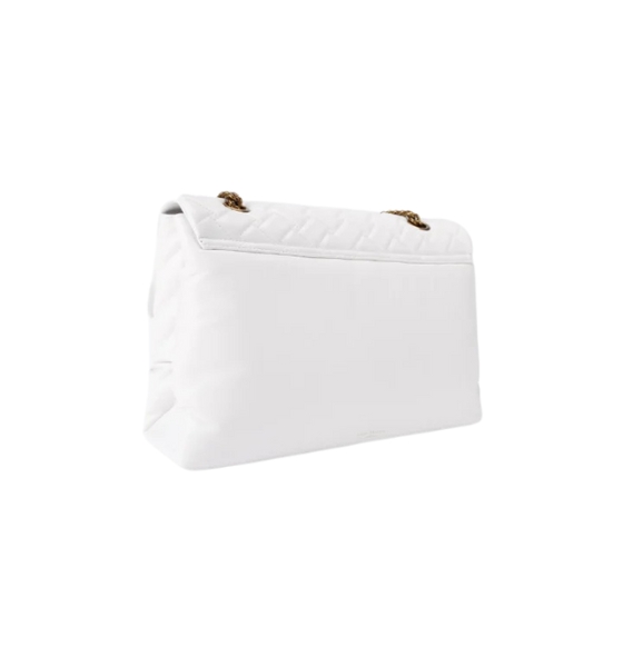 Leather Xxl White Kensington Bag