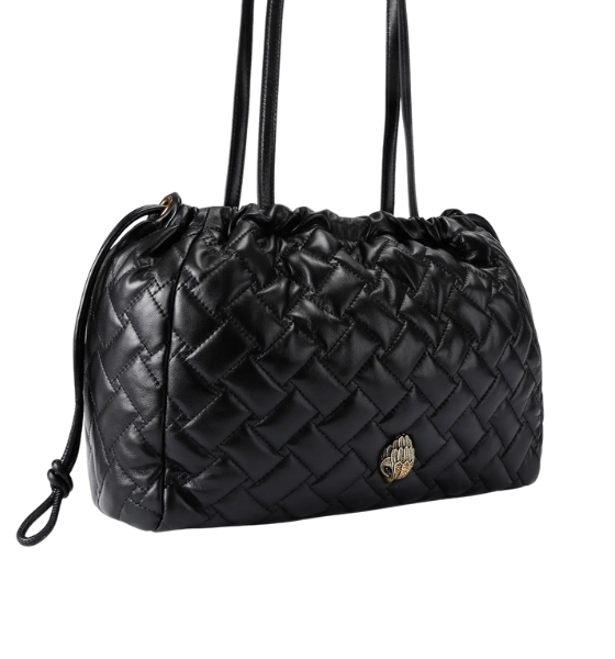 Leather Black Kensington Tote Bag