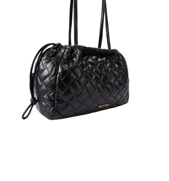 Leather Black Kensington Tote Bag