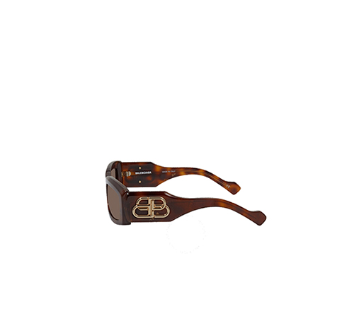 BB Brown Rectangular Sunglasses