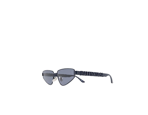 BALENCIAGA Metallic Blue Sunglasses