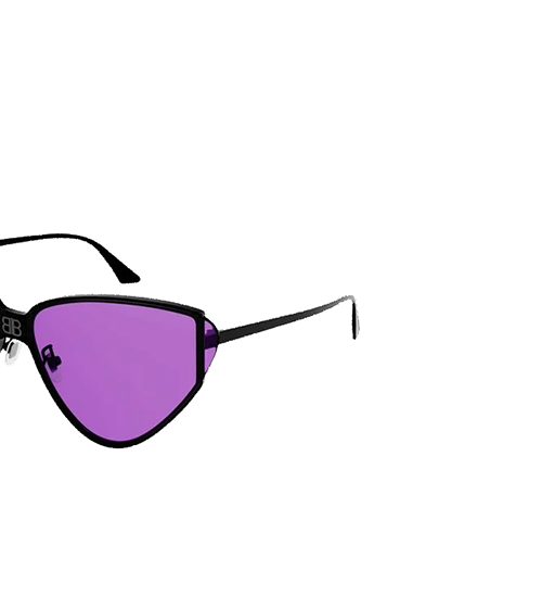 Black Violet Cat-eye Sunglasses